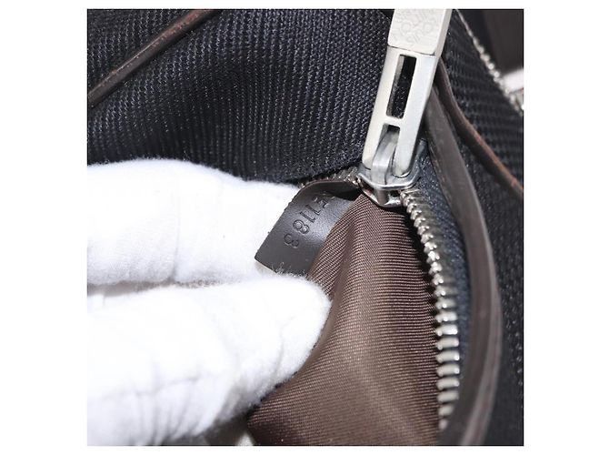 LOUIS VUITTON Borsa a tracolla Acrobat in tela Damier Geant nera M93620 Auth 186207A Nero - vista 12