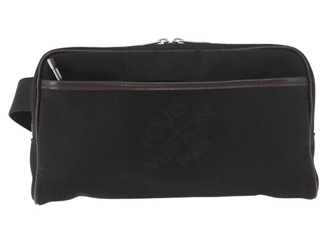 LOUIS VUITTON Borsa a tracolla Acrobat in tela Damier Geant nera M93620 Auth 186207A Nero - vista 13