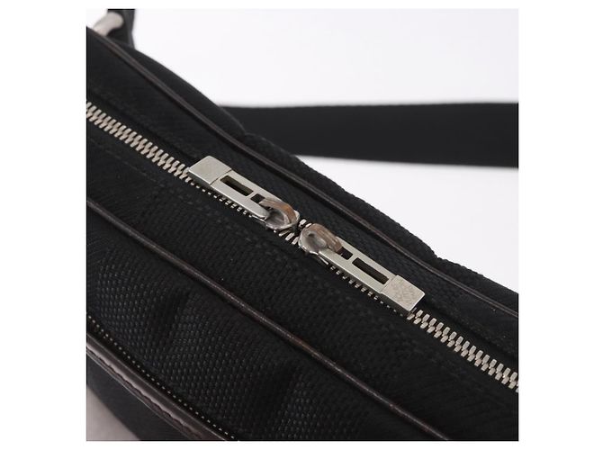LOUIS VUITTON Borsa a tracolla Acrobat in tela Damier Geant nera M93620 Auth 186207A Nero - vista 17