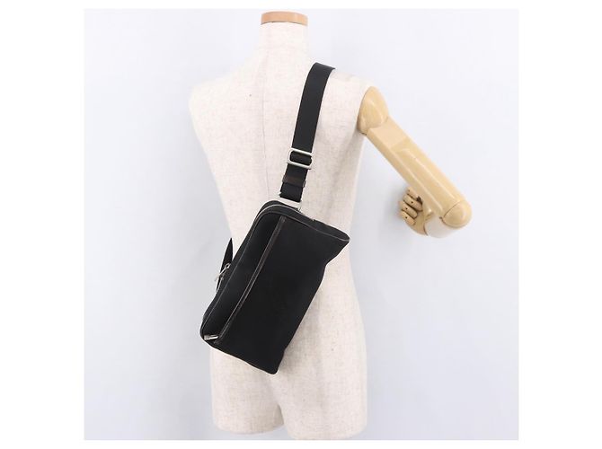 LOUIS VUITTON Borsa a tracolla Acrobat in tela Damier Geant nera M93620 Auth 186207A Nero - vista 27
