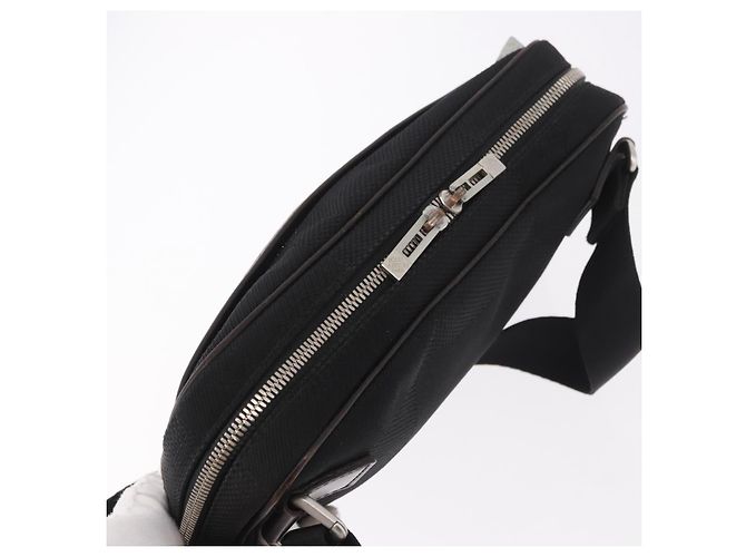 LOUIS VUITTON Borsa a tracolla Acrobat in tela Damier Geant nera M93620 Auth 186207A Nero - vista 6