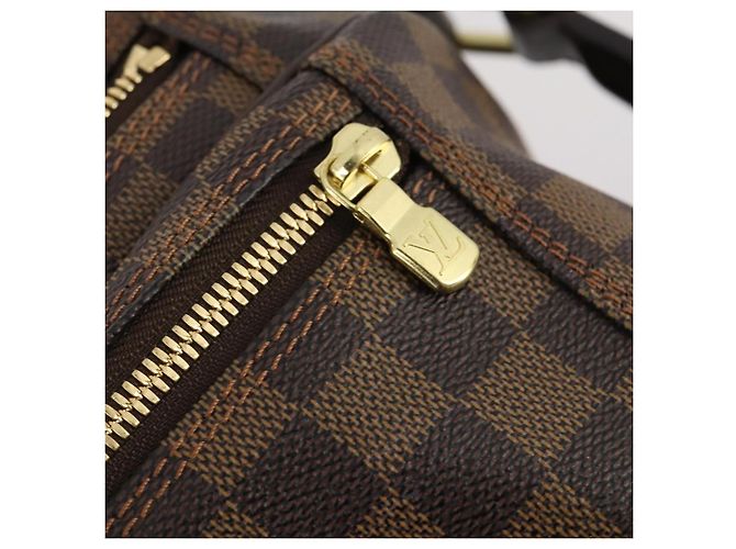 LOUIS VUITTON Borsa per racchetta da tennis Damier Ebene SPO LV Auth 183711SAM - vista 28
