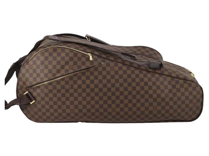 LOUIS VUITTON Borsa per racchetta da tennis Damier Ebene SPO LV Auth 183711SAM - vista 4