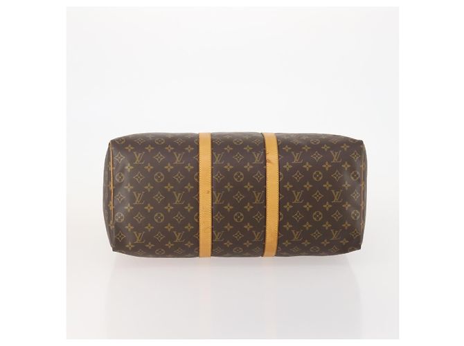 LOUIS VUITTON Monogram Keepall 50 Boston Bag M41426 LV Auth 185384A Monogramma - vista 5