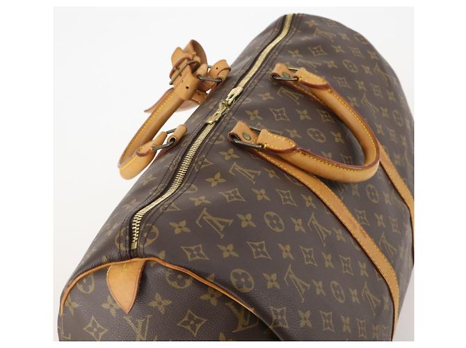 LOUIS VUITTON Monogram Keepall 50 Boston Bag M41426 LV Auth 185384A Monogramma - vista 6