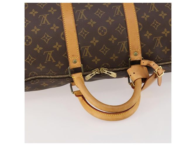 LOUIS VUITTON Monogram Keepall 50 Boston Bag M41426 LV Auth 185384A Monogramma - vista 7