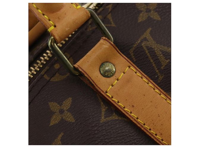 LOUIS VUITTON Monogram Keepall 50 Boston Bag M41426 LV Auth 185384A Monogramma - vista 9