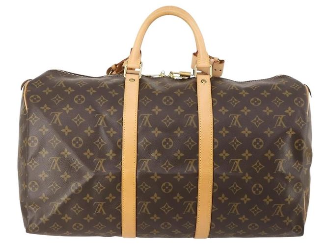 LOUIS VUITTON Borsa Boston Monogram Keepall 50 M41426 LV Auth 185599SAM Monogramma - vista 2