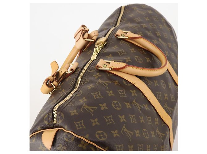 LOUIS VUITTON Borsa Boston Monogram Keepall 50 M41426 LV Auth 185599SAM Monogramma - vista 6