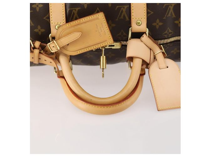 LOUIS VUITTON Borsa Boston Monogram Keepall 50 M41426 LV Auth 185599SAM Monogramma - vista 7