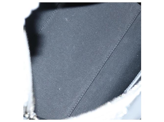 Borsa Boston Christian Dior Trotter Canvas 2way Grigio Argento Auth 184998SM Marrone - vista 21
