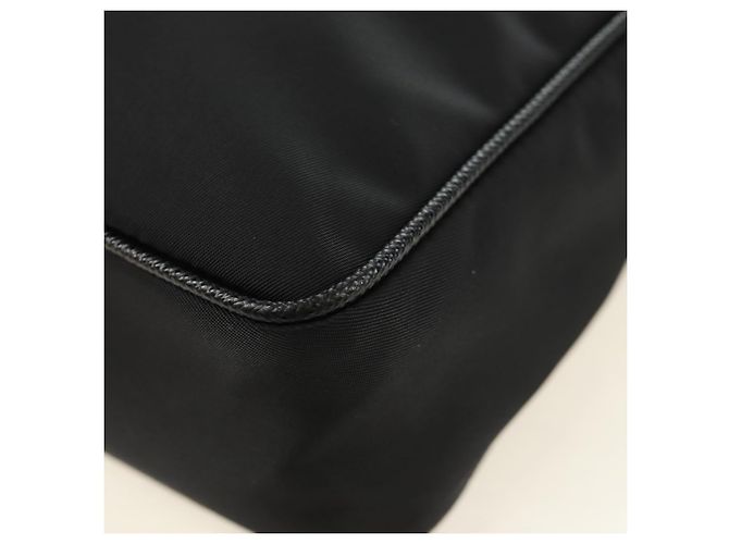 Borsa a Spalla PRADA Nylon Nero Argento 2VH112 Auth am11844SM - vista 20