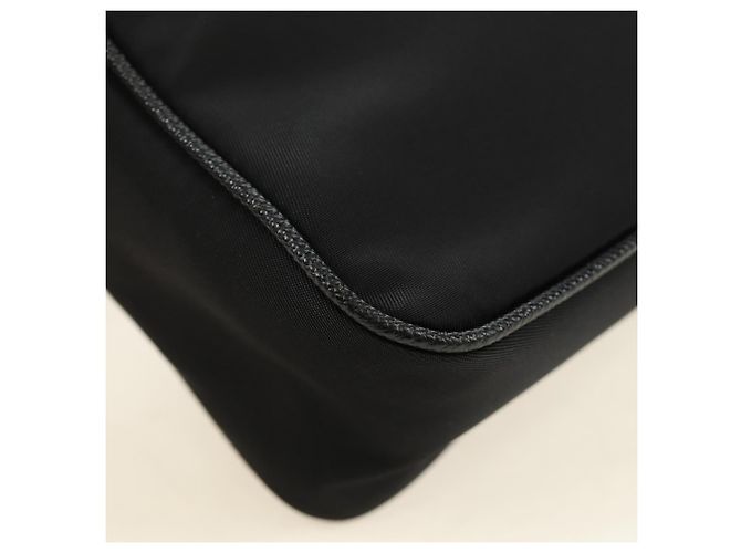 Borsa a Spalla PRADA Nylon Nero Argento 2VH112 Auth am11844SM - vista 21