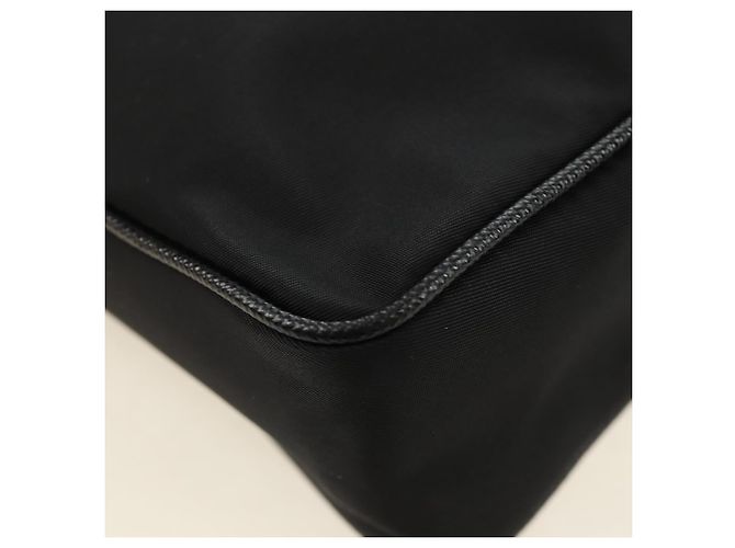 Borsa a Spalla PRADA Nylon Nero Argento 2VH112 Auth am11844SM - vista 22