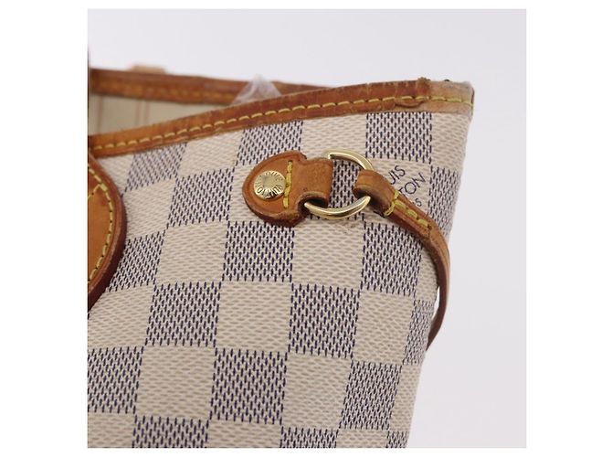 LOUIS VUITTON Borsa Tote Neverfull PM Damier Azur N41362 LV Auth 187671 - vista 19