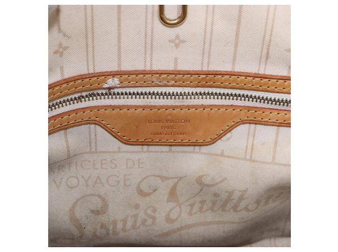 LOUIS VUITTON Borsa Tote Neverfull PM Damier Azur N41362 LV Auth 187671 - vista 20