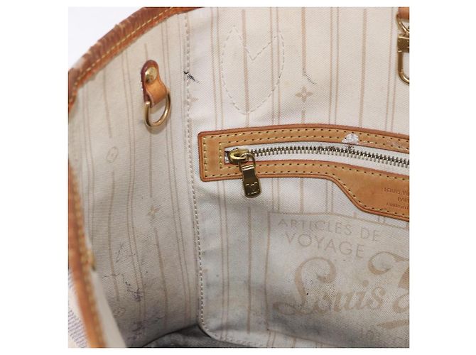 LOUIS VUITTON Borsa Tote Neverfull PM Damier Azur N41362 LV Auth 187671 - vista 23