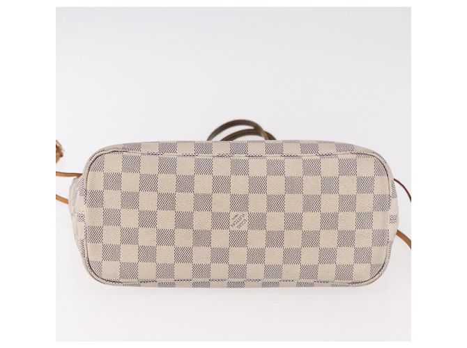 LOUIS VUITTON Borsa Tote Neverfull PM Damier Azur N41362 LV Auth 187671 - vista 7