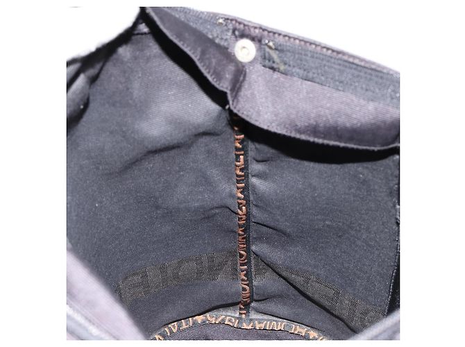 FENDI Handtasche Canvas Schwarz Auth 185481 - Ansicht 17