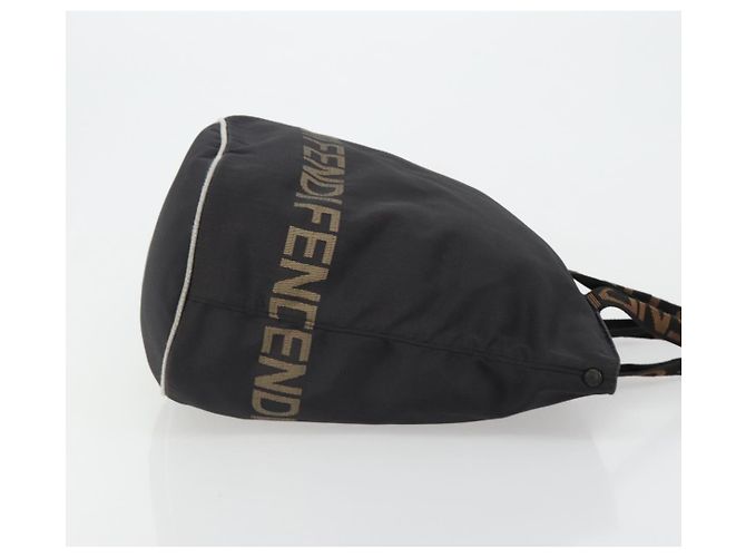 FENDI Handtasche Canvas Schwarz Auth 185481 - Ansicht 4