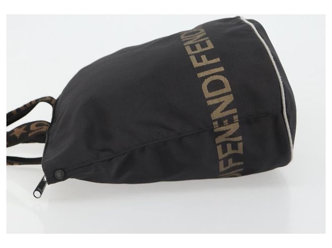 FENDI Handtasche Canvas Schwarz Auth 185481 - Ansicht 5