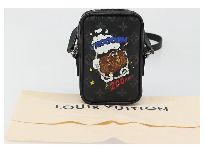 LOUIS VUITTON Borsa a Spalla Monogram Eclipse Danube PPM M45928 LV Auth 185759M Monogramma - vista 12