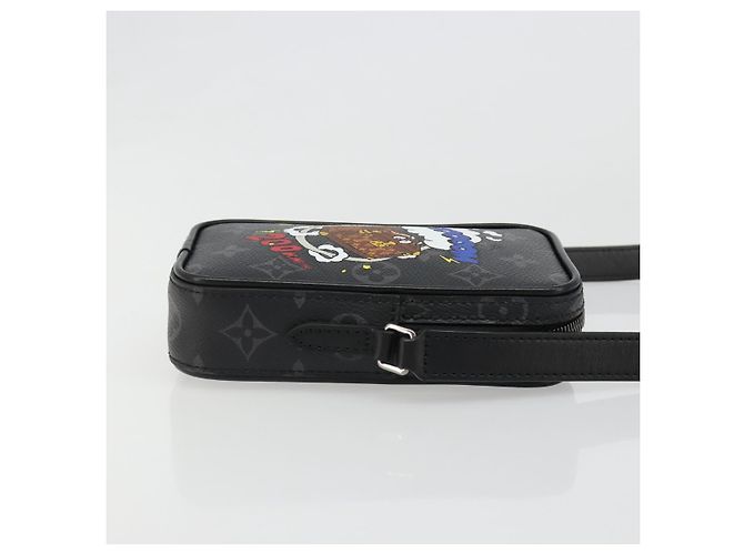 LOUIS VUITTON Borsa a Spalla Monogram Eclipse Danube PPM M45928 LV Auth 185759M Monogramma - vista 3