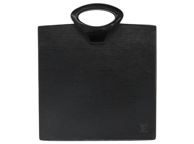Borsa LOUIS VUITTON Epi Ombre Nera M52102 LV Auth BA13471 Nero - vista 13