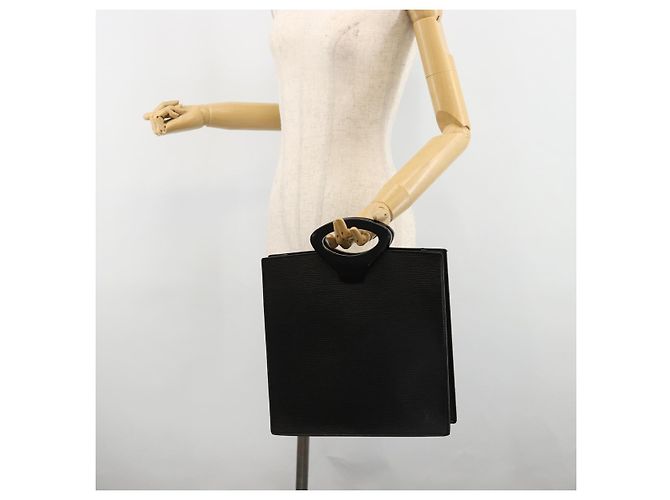Borsa LOUIS VUITTON Epi Ombre Nera M52102 LV Auth BA13471 Nero - vista 21
