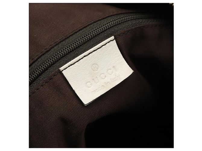Borsa a Spalla GUCCI GG Canvas Beige Oro 204940 Auth ka4762 D'oro - vista 15