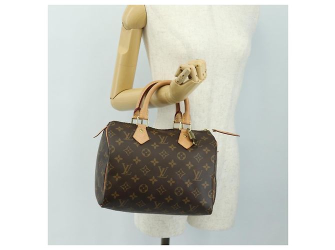 LOUIS VUITTON Borsa Monogram Speedy 25 M41528 LV Auth 185327SAM Monogramma - vista 26