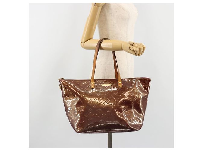 LOUIS VUITTON Borsa Tote Monogram Vernis Bellevue GM Violet M93588 LV Auth BA13461 Porpora - vista 23
