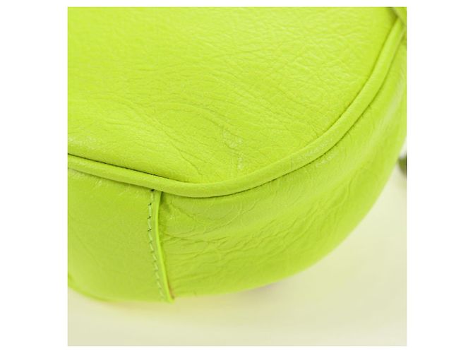 BALENCIAGA Borsa Chain Le Cagole XS in Pelle 2way Verde 695814 Auth 185356SAM - vista 16