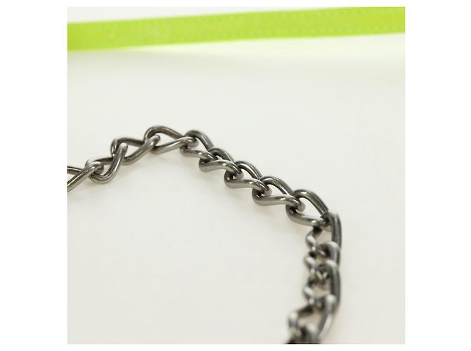 BALENCIAGA Borsa Chain Le Cagole XS in Pelle 2way Verde 695814 Auth 185356SAM - vista 8