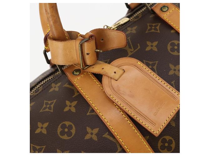 LOUIS VUITTON Borsa Boston Monogram Keepall 55 M41424 LV Auth 183184 Monogramma - vista 19