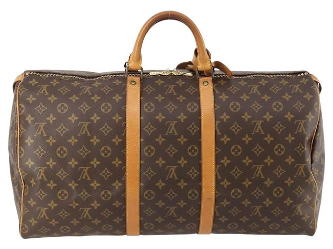 LOUIS VUITTON Borsa Boston Monogram Keepall 55 M41424 LV Auth 183184 Monogramma - vista 2