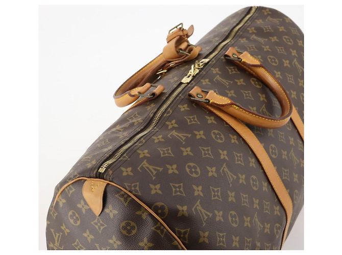 LOUIS VUITTON Borsa Boston Monogram Keepall 55 M41424 LV Auth 183184 Monogramma - vista 6
