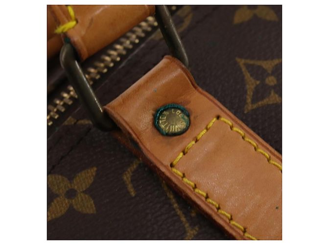 LOUIS VUITTON Borsa Boston Monogram Keepall 55 M41424 LV Auth 183184 Monogramma - vista 9