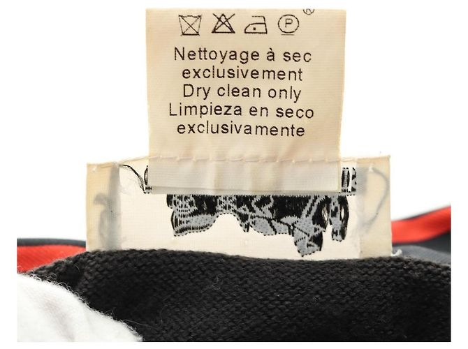 Hermès Polo HERMES T Shirt Seta Cashmere M Nero Auth 185251V - vista 11