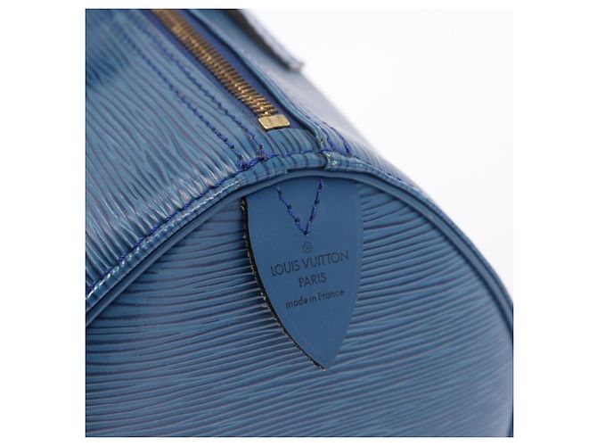 LOUIS VUITTON Borsa Epi Speedy 35 Toledo Blue M42995 LV Auth 187028SAV - vista 20