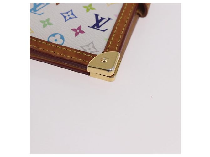 LOUIS VUITTON Monogram Multicolor Agenda PM Cover White R21074 LV Auth 187520 Blanco - vista 14