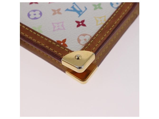 LOUIS VUITTON Monogram Multicolor Agenda PM Cover White R21074 LV Auth 187520 Blanco - vista 15