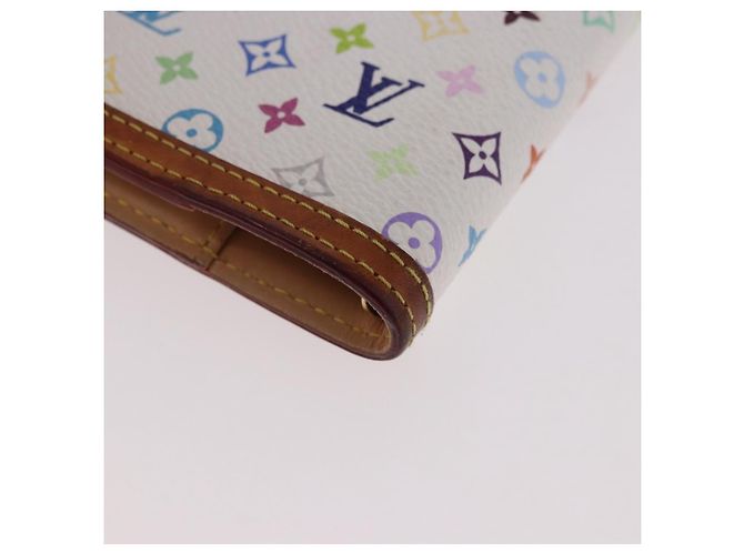 LOUIS VUITTON Monogram Multicolor Agenda PM Cover White R21074 LV Auth 187520 Blanco - vista 16