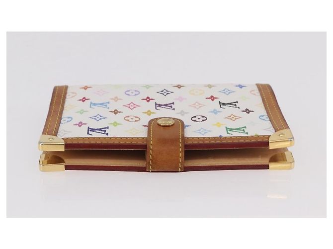 LOUIS VUITTON Monogram Multicolor Agenda PM Cover White R21074 LV Auth 187520 Blanco - vista 3