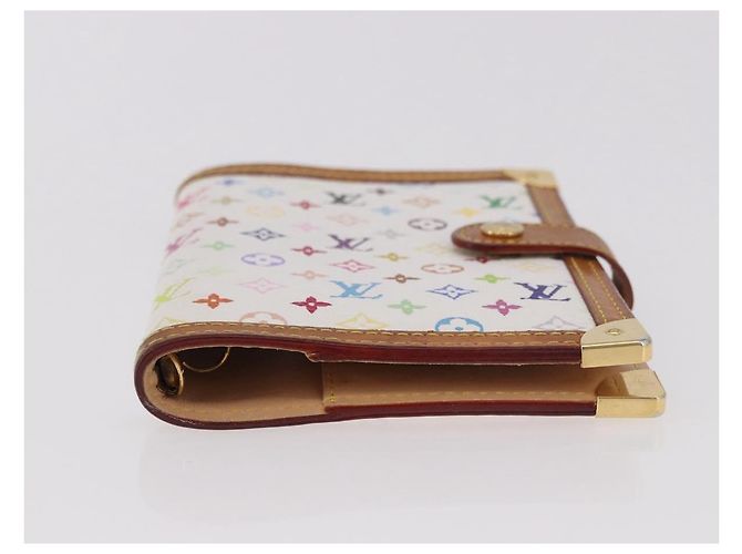 LOUIS VUITTON Monogram Multicolor Agenda PM Cover White R21074 LV Auth 187520 Blanco - vista 6