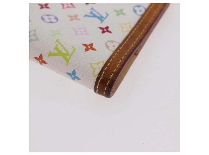 LOUIS VUITTON Monogram Multicolor Agenda PM Cover White R21074 LV Auth 187520 Blanco - vista 7