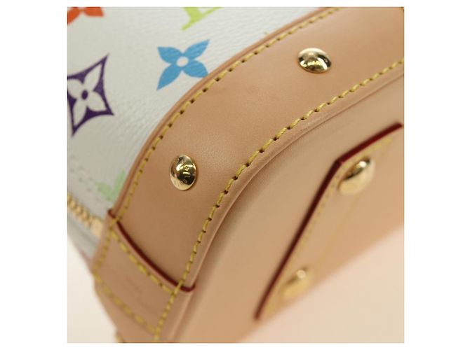 LOUIS VUITTON Monogram LV x TM Alma BB Hand Bag 2way White M13078 Auth 185039SM Bianco Monogramma - vista 18