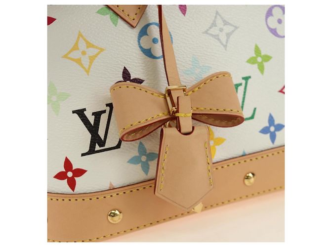LOUIS VUITTON Monogram LV x TM Alma BB Hand Bag 2way White M13078 Auth 185039SM Bianco Monogramma - vista 22