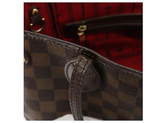 LOUIS VUITTON Damier Ebene Neverfull PM Tote Bag N51109 LV Auth 186031 - vista 10