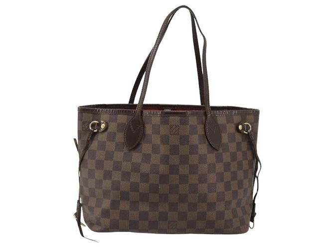 LOUIS VUITTON Damier Ebene Neverfull PM Tote Bag N51109 LV Auth 186031 - vista 13